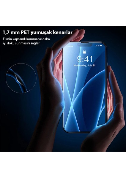 Baseus iPhone 13 Mini 0.23MM Full Kavisli Ekran Koruyucu Cam 2 ADET-(5775) - EMY9189-7929 modelleri