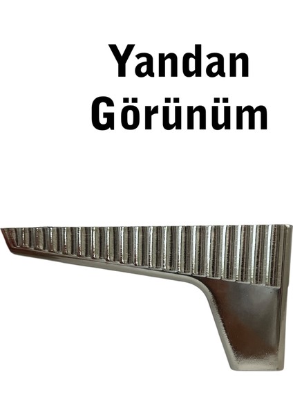 kanepe Koltuk Tv Ünitesi Konsol Yükseltme Zenit Model Plastik Ayak 10 cm Krom Renk 4 Adet fiyatları