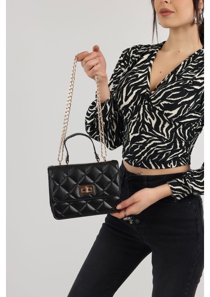 Siyah Orjinal El ve Omuz Çantası