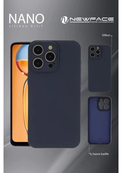 Newface iPhone 11 Pro Max Kılıf Nano Içi Kadife Silikon - Mavi fiyatları