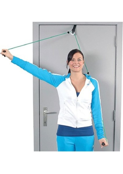 Omuz ve Kol Egzersizleri Için Dayanıklı Çekme ve Hareket Aleti