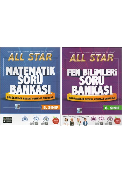 Newton 8. Sınıf All Star Matematik+Fen Bilimleri (2 Kitap)