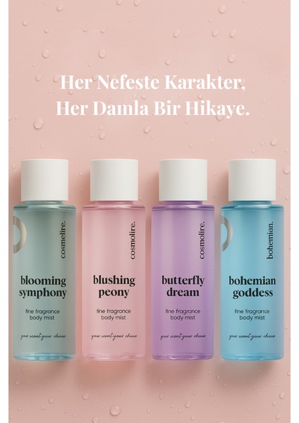 Vücut Spreyi Body Mist | Love Spell | Butterfly Dream | Işıltılı | Ne mlendirici | Kadın | 250 ml