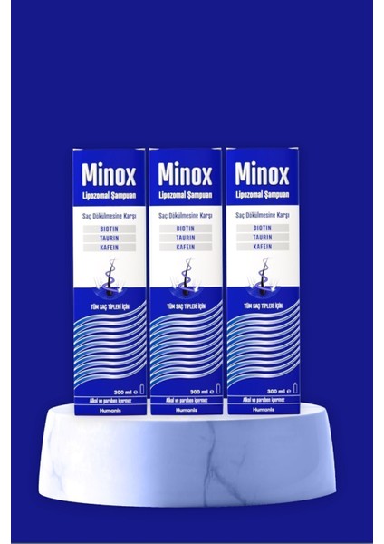 Minox Lipozomal Şampuan 300ML x 3 Adet