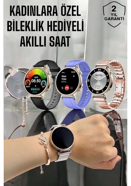 Lider Global Akıllı Saat Kadınlara Özel Arama Cevaplayan Bluetooth Bağlantılı