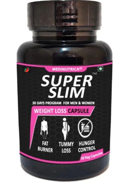Medinutrica Super Slim Fiziğinizdeki Hafifliğin ve Inceliğin Için Bay 30 Lu Caps