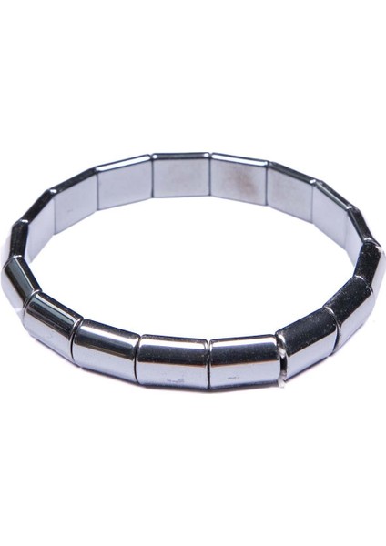 Kesme Tane Hematit Taşı Bileklik