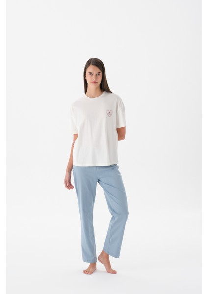 ESK34612 O Yaka Kk. Pijama Tk. indirimleri