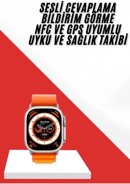 Lider Global Akıllı Saat Gps Özelliği Bildirim Görme Adımsayar Sesli Görüşme Yapabilen
