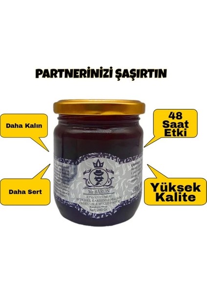 Erkek Performans Arttırıcılı Bitkisel Kuvvet Macun 240 gr 240 gr