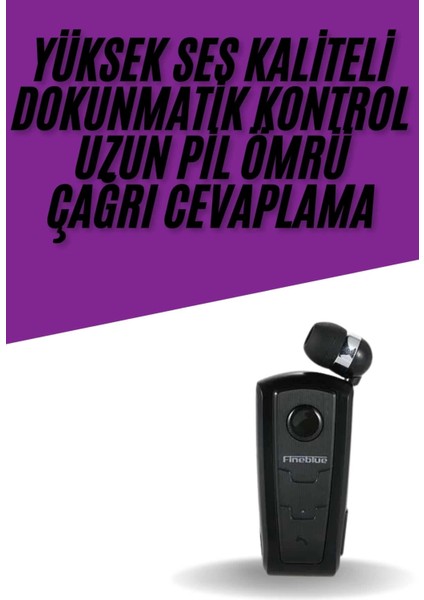 Lider Global Yaka Kulaklığı Andorid Tüm Cep Telefonlarına Uyumlu Mikrofonlu Titreşimli Makaralı