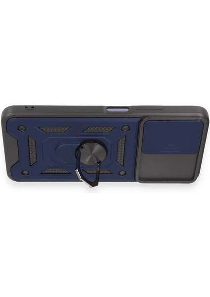 Newface Xiaomi Redmi Note 12 5g Kılıf Pars Lens Yüzüklü Silikon - Lacivert modelleri
