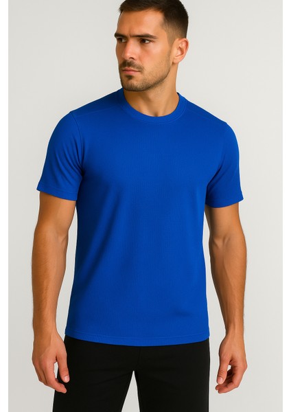 Kaelaurean Erkek Performans Spor Tişört Hızlı Kuruyan Esnek ve Dayanıklı Kumaş Nem Emici Spor T-Shirt