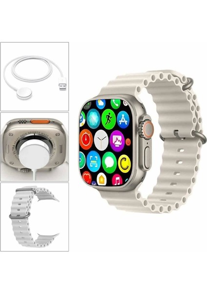 Lider Global Akıllı Saat Bleutooth Bağlantılı Akıllı Saat Amoled Ekran 49 mm fırsatları