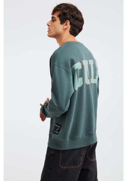 Cult Oversize Yeşil Sweatshirt indirimleri