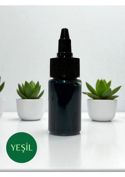 Yüksek Kalite Opak ve Transparan Epoksi Pigment Yeşil Renk 35 gr