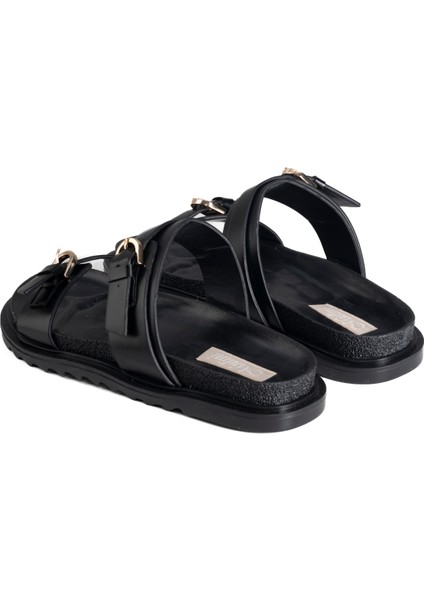 "şık Tokalı Deri Kadın Terlik -Günlük Kullanıma Uygun, Yumuşak Taban" fiyatları