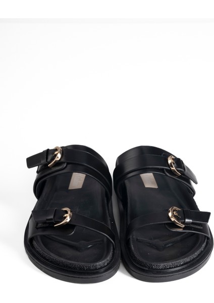 "şık Tokalı Deri Kadın Terlik -Günlük Kullanıma Uygun, Yumuşak Taban" indirimleri