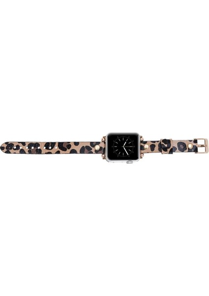 Apple Watch Uyumlu Deri Kordon 38-40-41MM Gt LE02N modelleri