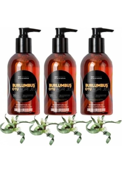 3 Adet Otu Bitkisel Jel 120 ml