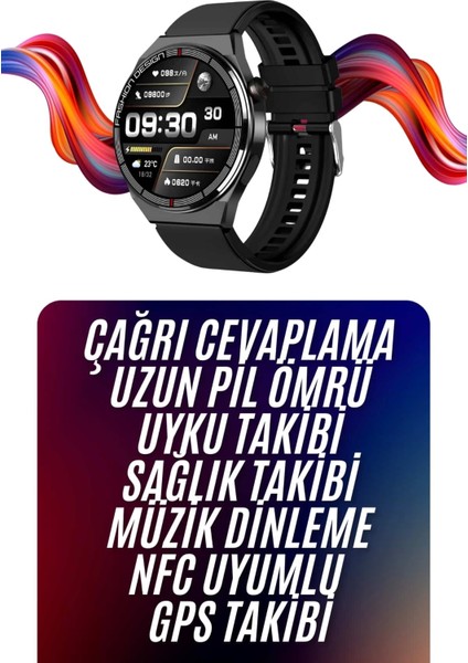 Lider Global Amoled Ekran Akıllı Saat Üç Kordonlu Ios Android Uyumlu fiyatları