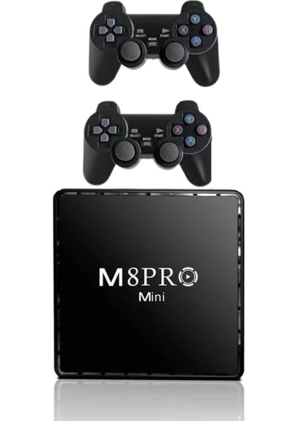 Android Tv Box 2.4g 10K Ultra Hd 2gb Ram 64GB Hafıza 10000 Retro Oyunlu Konsol Game Stick M8 Pro fırsatları