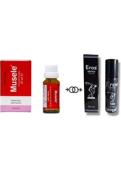 Musele Kadınlara Özel Damla + Eros Sprey