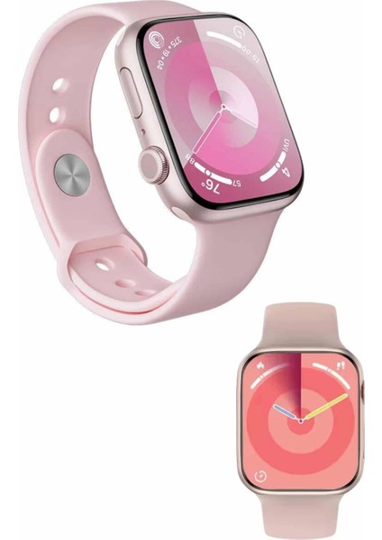 Lider Global Kadınlara Özel Yeni Nesil Pembe Amoled Ekran Ultra Akıllı Saat 49MM fırsatları