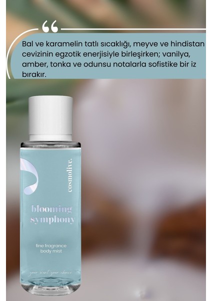 Vücut Spreyi Body Mist | Golden Honey | Blooming Symphony | Işıltılı | Ne mlendirici | Kadın | 250 ml fırsatları