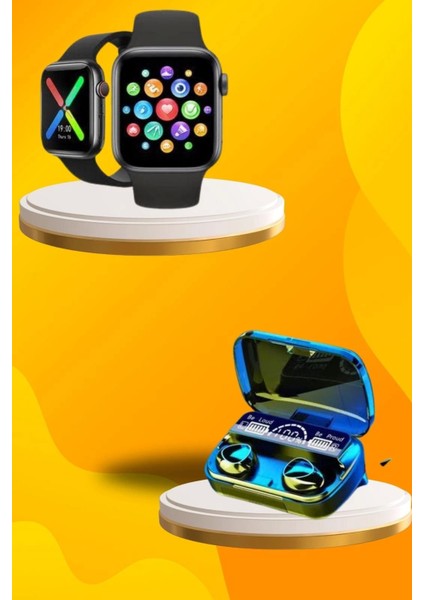 Lider Global Kaliteli Akıllı Saat ve Kaliteli Bluetooth Kulaklık Anc Özelliği Uzun Pil Ömrü modelleri