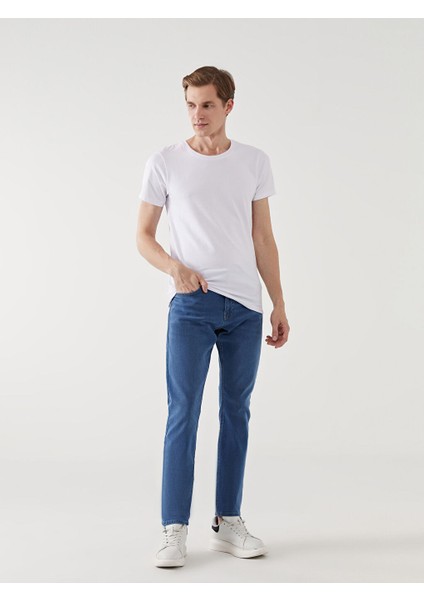 Yeni Sezon Slim Fit Erkek Jean Pantolon - S5KK58Z8