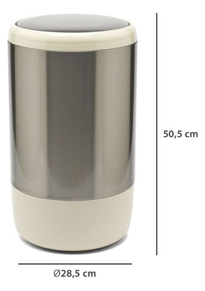 M-E12-09 Lima 20LT Çöp Kovası Bej (Iç Kovalı) fiyatları