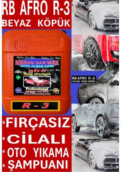 Rb Afro R-3 ( Fırçasız Oto Yıkama Köpüğü ) Beyaz Köpük fiyatları