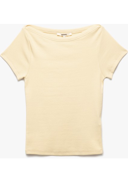 Pamuklu Slim Fit Kısa Kollu Bisiklet Yaka Basic Tişört modelleri