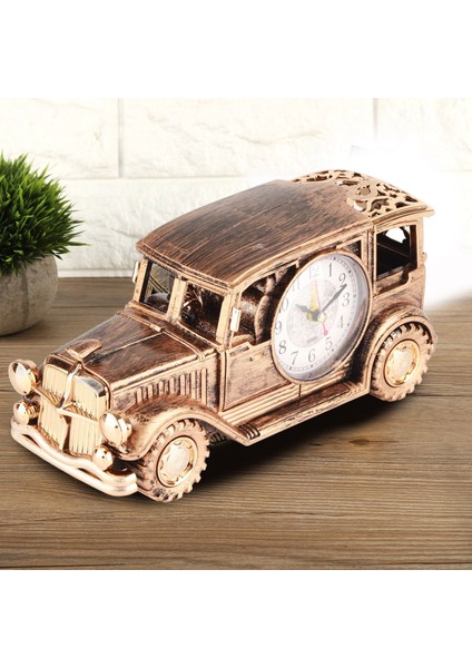 Çok Fonksiyonlu Masa Çalar Saati Klasik Vintage Araba Çalar Saati Hediye (Bronz) (Yurt Dışından) fırsatları