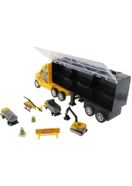 Taşınabilir Die Cast Metal Araçlı Inşaat Kamyonu