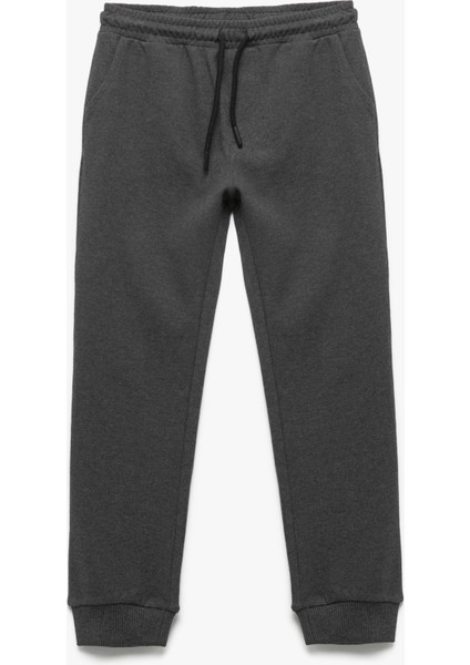 Beli Bağcıklı Cepli Basic Jogger Eşofman Altı