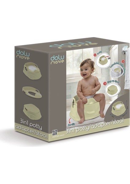 7183 Lazımlık Adaptör Basamak Eco Green -Dolu Oyuncak