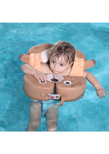 Mambobaby Kahverengi Yeni Çocuklar Için Emniyet Kilitli Yüzme Simidi Swimsafe Kolluk fiyatları