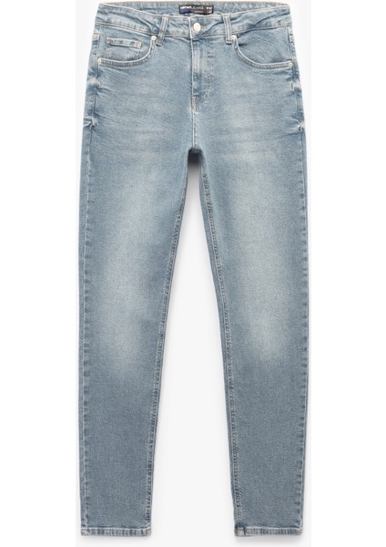 Normal Bel Pamuklu Skinny Fit Jean Pantolon - Michael Jean