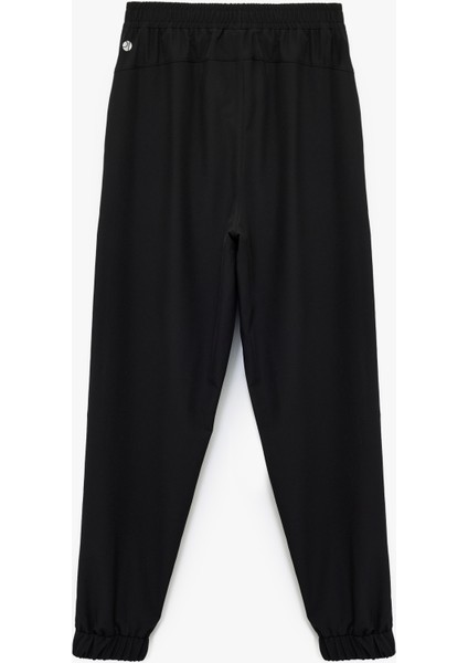 Yüksek Bel Rahat Kesim Fermuarlı Cepli Jogger Spor Eşofman Altı fiyatları
