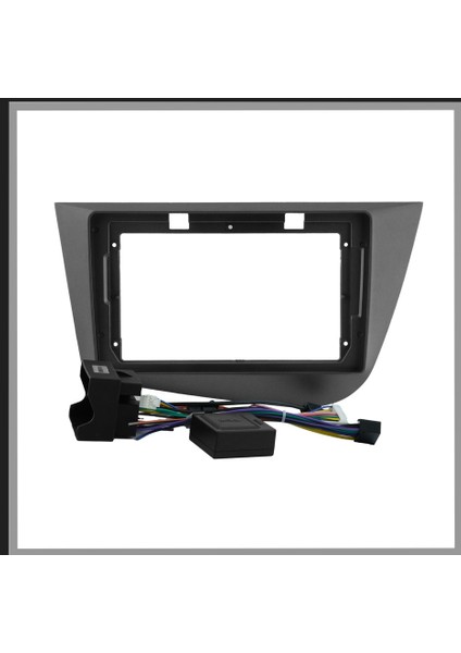 Seat Altea 2004-2014 / Toledo 2006-2009 9 Inc Füme Androıd Multimedya Çerçevesi - Soket-Canbus