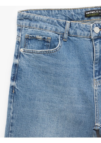 Pamuklu Normal Bel Tapered Fit Jean Pantolon - Joe Jean fırsatları