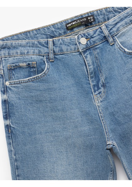 Pamuklu Normal Bel Tapered Fit Jean Pantolon - Joe Jean