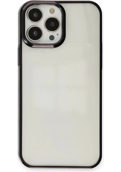 Newface iPhone 13 Pro Max Kılıf Element Silikon - Siyah