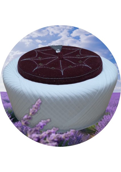 Lüks Sarık,imam Sarığı,namaz Sarığı,cami Sarığı,bordo SARIK,FES,TAKKE,S230 modelleri