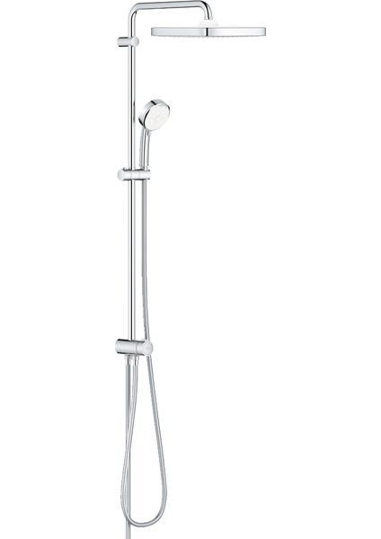 Tempesta Cosmopolitan System 250 Cube Duvar Bağlantılı Divertörlü Duş Sistemi - 26694000