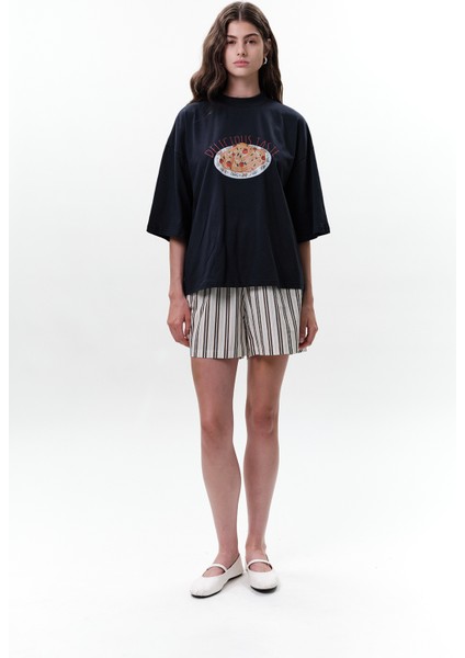 Baskılı Kısa Kol T-Shırt Pasta fiyatları