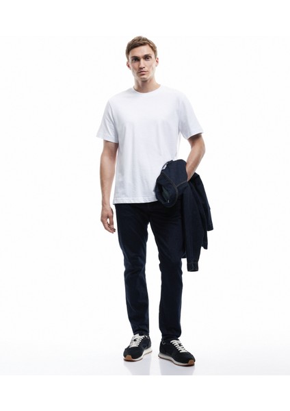 Pamuklu Kısa Kollu Bisiklet Yaka Basic Tişört fiyatları