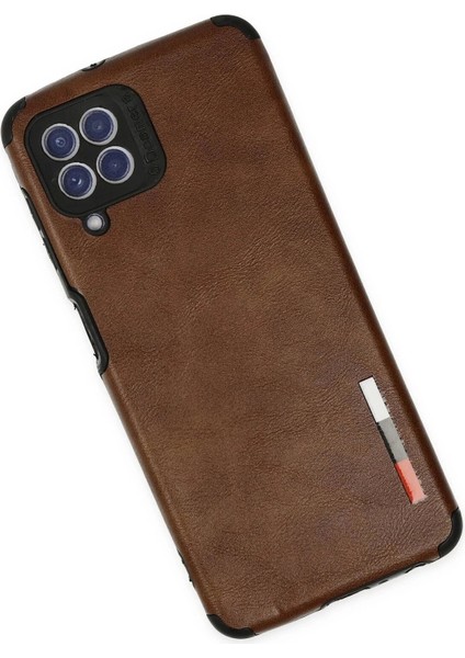 Newface Samsung Galaxy A22 Kılıf Loop Deri Silikon - Kahverengi modelleri